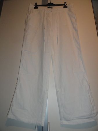 LEINEN - BAUMWOLLE HOSE GR. 44 ***
