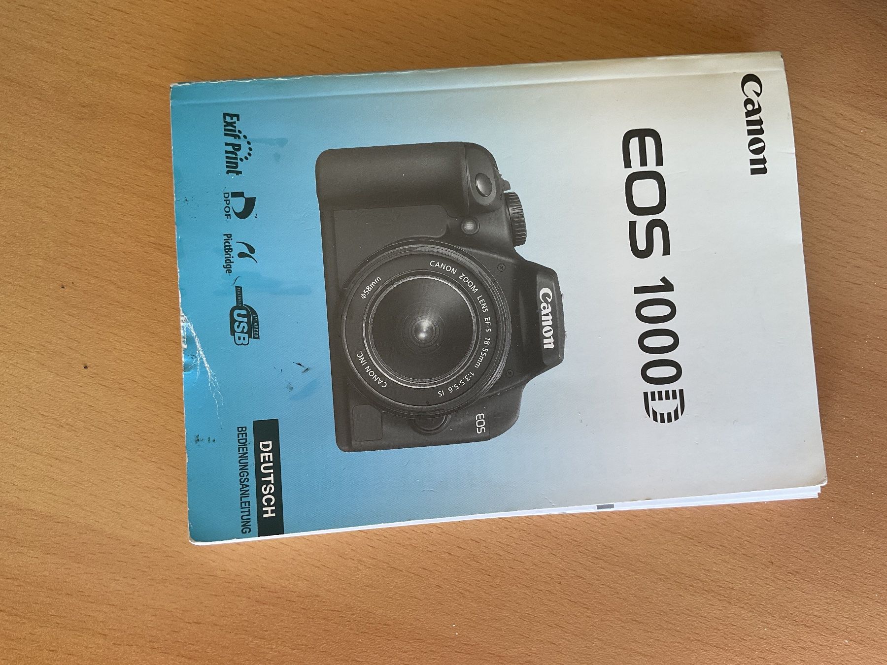 Canon Fotocamera: Canon EOS 1000D: Digitale Spiegelreflexkamera mit Objektiv – Usato da Thalwil venduto da Kleiber50 6