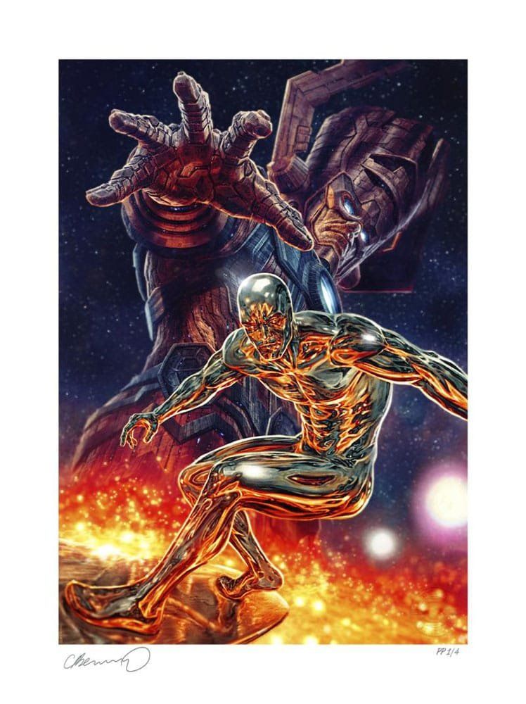Foto & Immagini: Marvel Galactus Silver Surfer Kunstdruck Poster – Nuovo e nell'imballaggio originale da Sisseln AG venduto da schenk-figuren