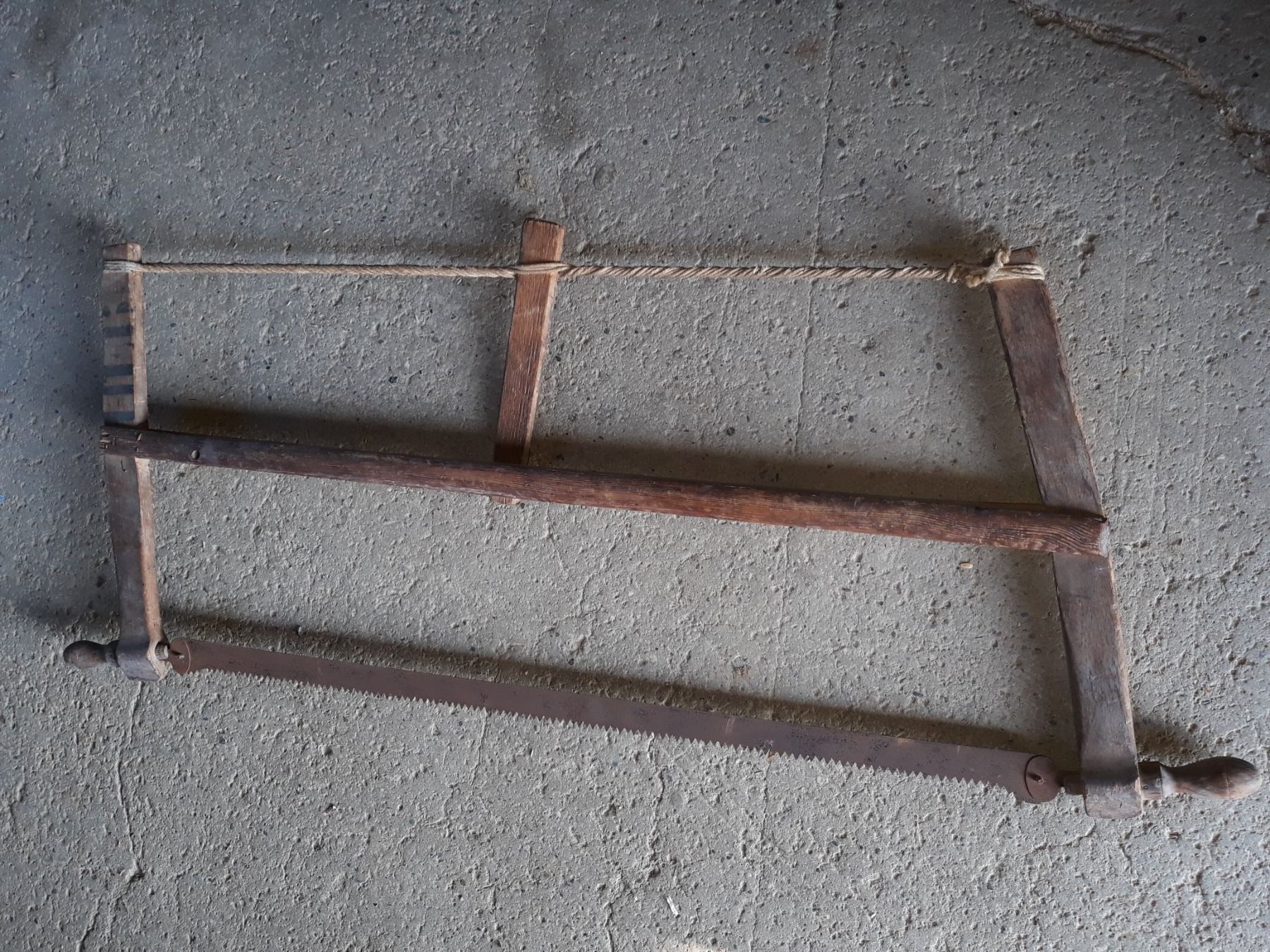 Seghe: Handsäge aus Holz (antik) – Usato da Eriswil venduto da corolla05