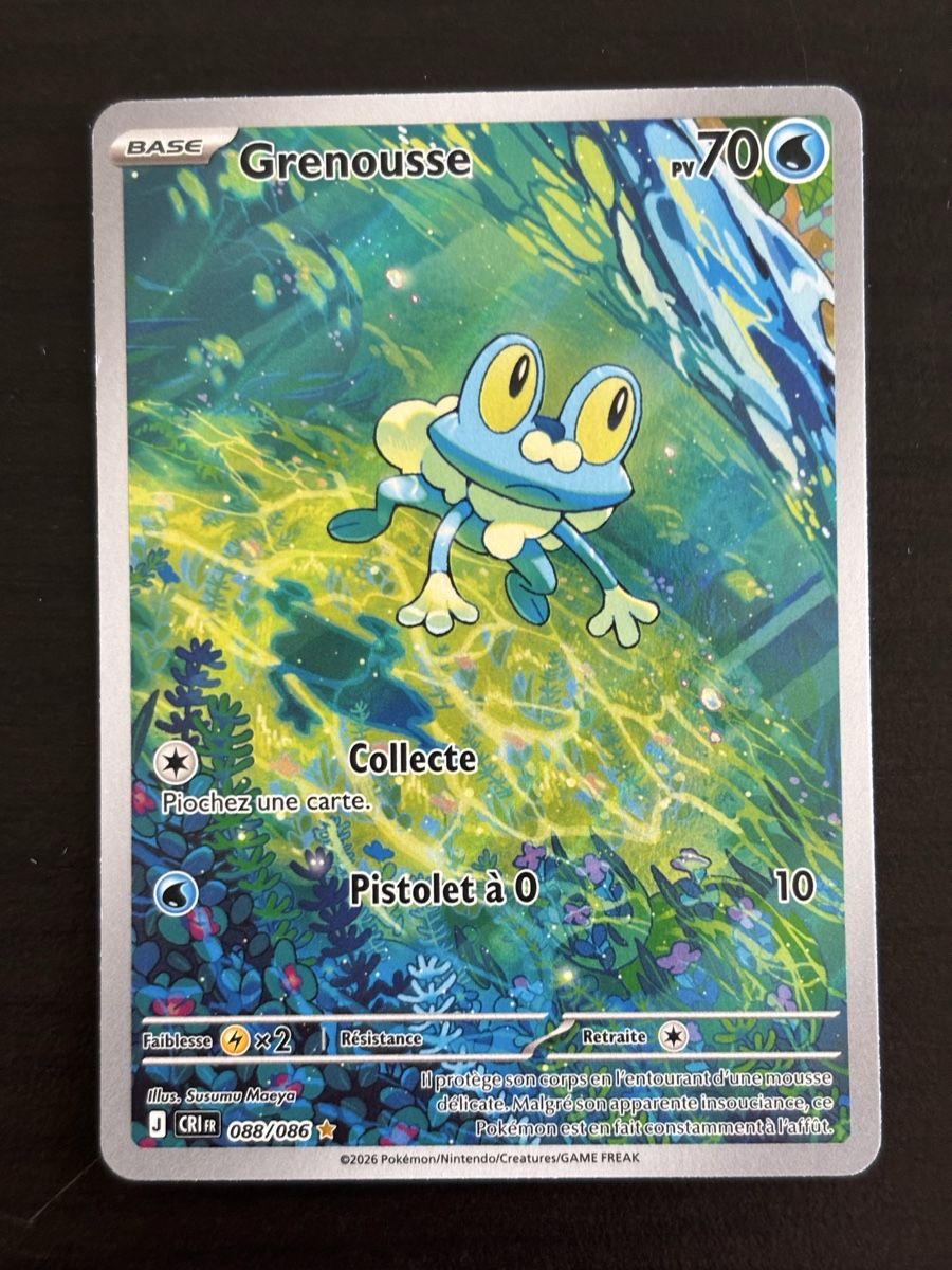 Pokémon Carte collezionabili: Carte Pokémon GRENOUSSE cri 088 fr – Nuovo (secondo la descrizione) da lausanne venduto da helderj