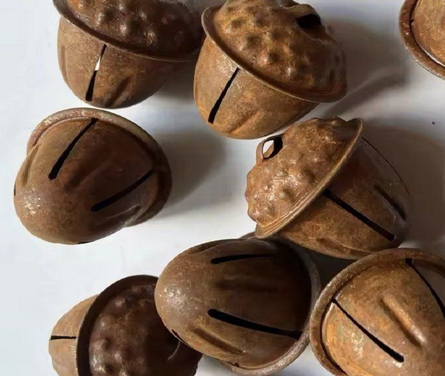 Campanacci mucche: 50x Rustikale Weihnachtsglocken ostigen Eicheln - Clochette – Nuovo e nell'imballaggio originale da Bremblens venduto da LOVA-MUSICA-SHOP 3