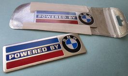 POWERED BY BMW PLAKETTEN