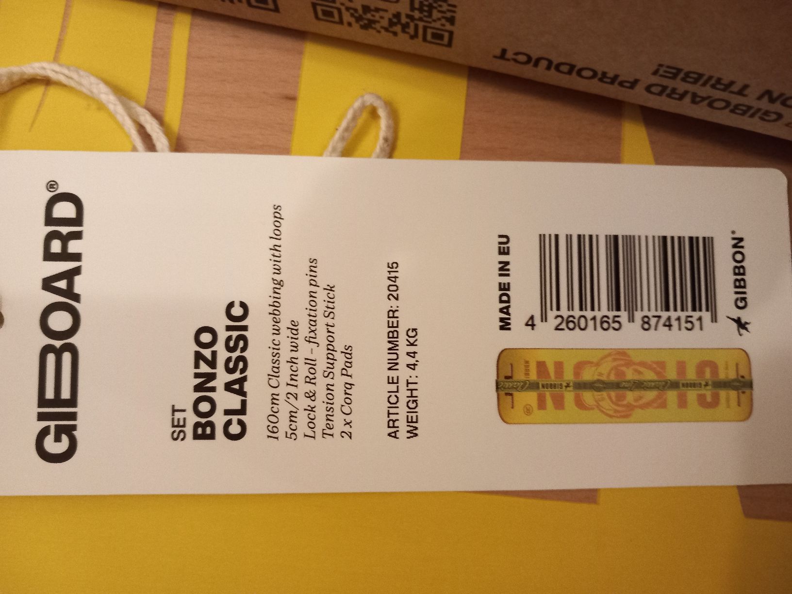 Slackline: Giboard Set Bonzo Classic NEU – Nuovo e nell'imballaggio originale da Zürich venduto da ann_6j7t 3