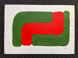 Original Werk von FRITZ BREITER 1971 Langendorf   (ID B5895)