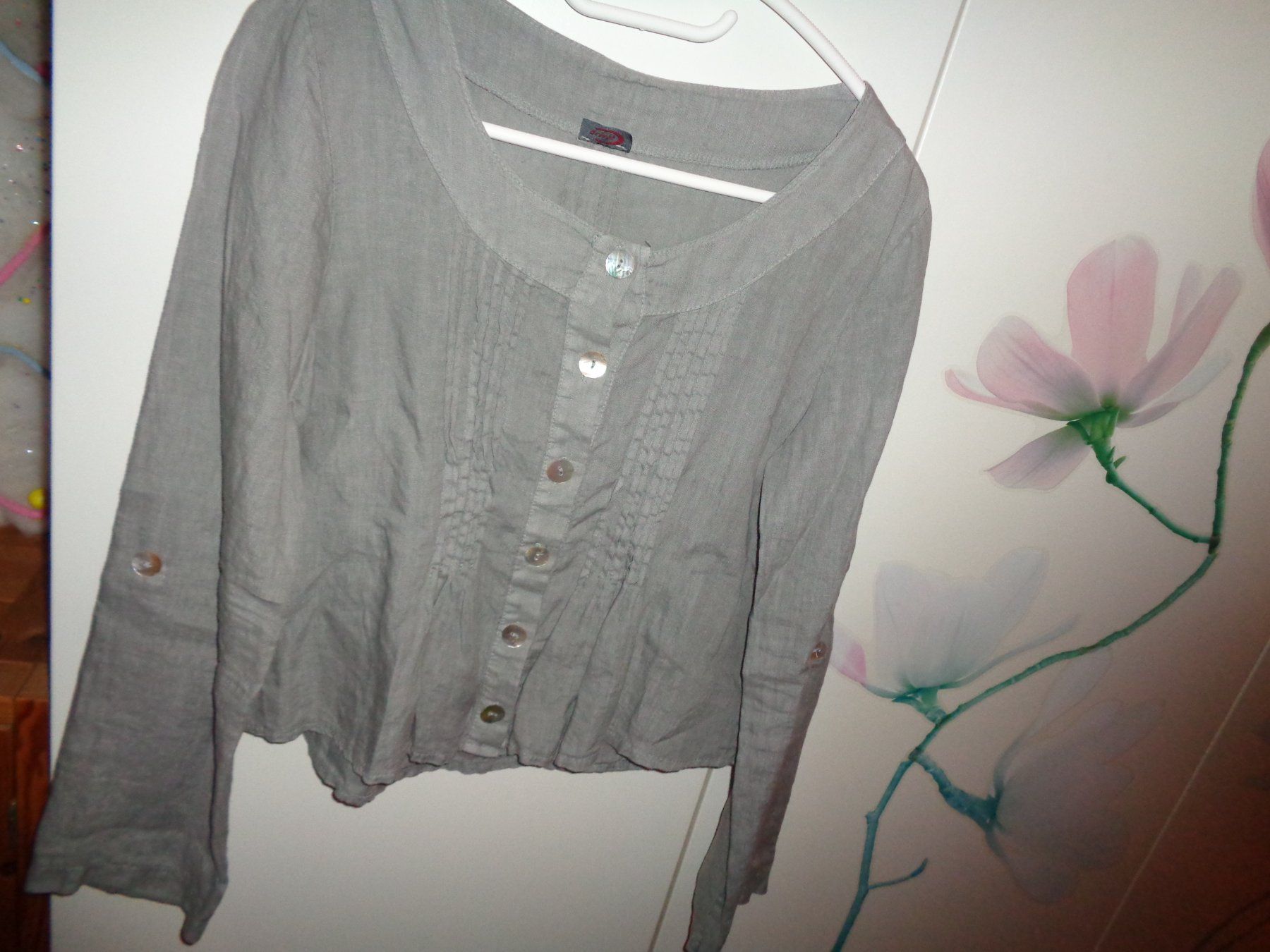 Camicette: *** Bluse / Jäggli mit Leinen *** von Driver – Usato da Othmarsingen venduto da Leuchtturmlady 2