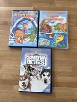 3 Kinder DVDs In einem Land vor unserer Zeit und Snow Dogs