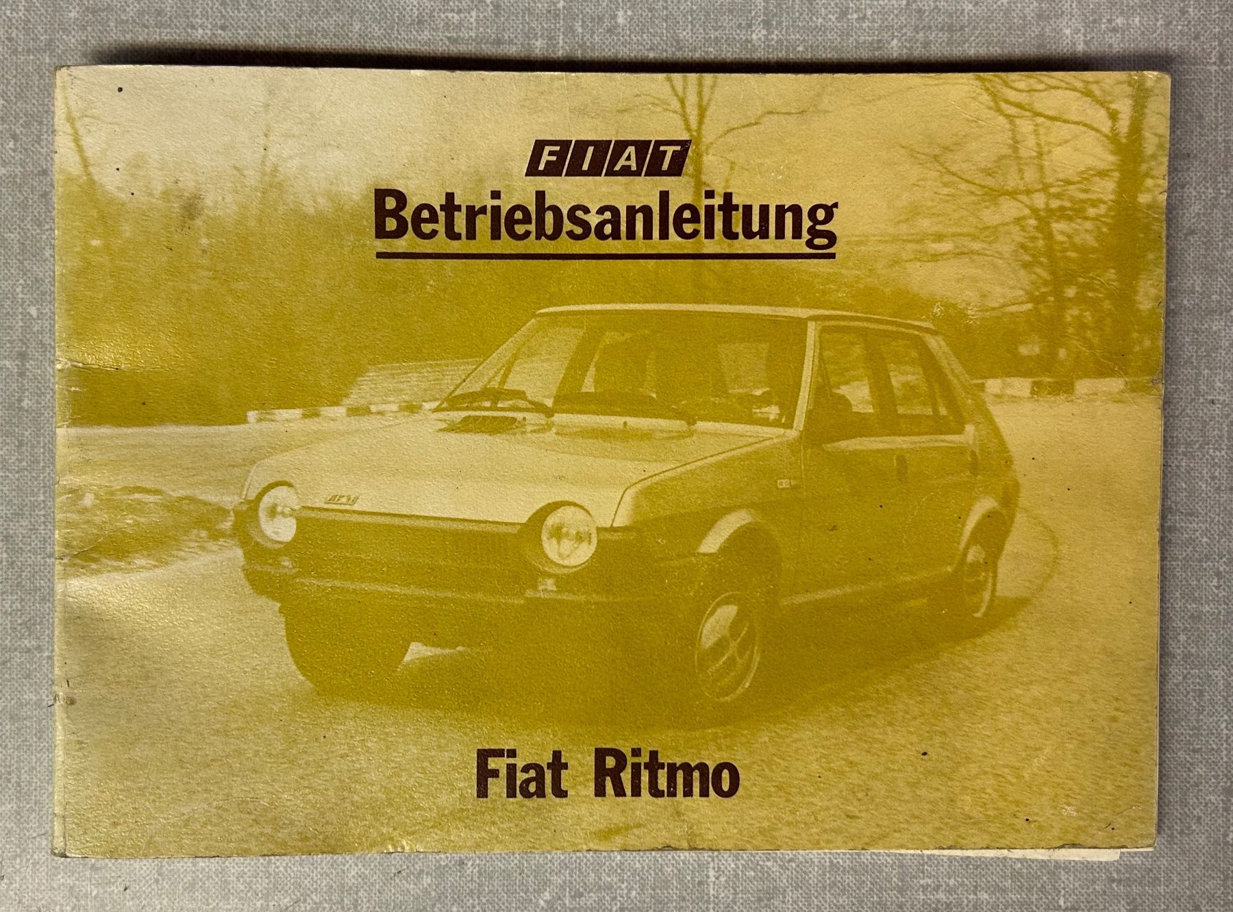 Fiat Dokumente: FIAT Ritmo - Betriebsanleitung – Gebraucht aus Schaffhausen von ROCAMECANICA