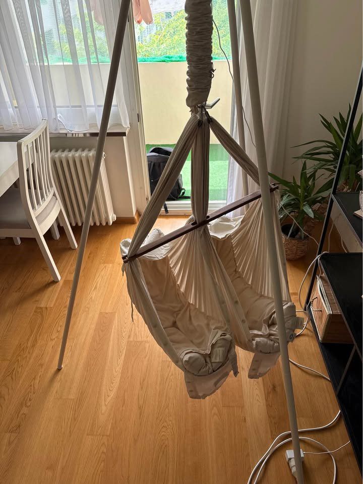 Moonboon Sdraiette & Sdraiette a dondolo: Moonboon Federwiege ZWILLING – Usato da Basel venduto da mar_sl88 1
