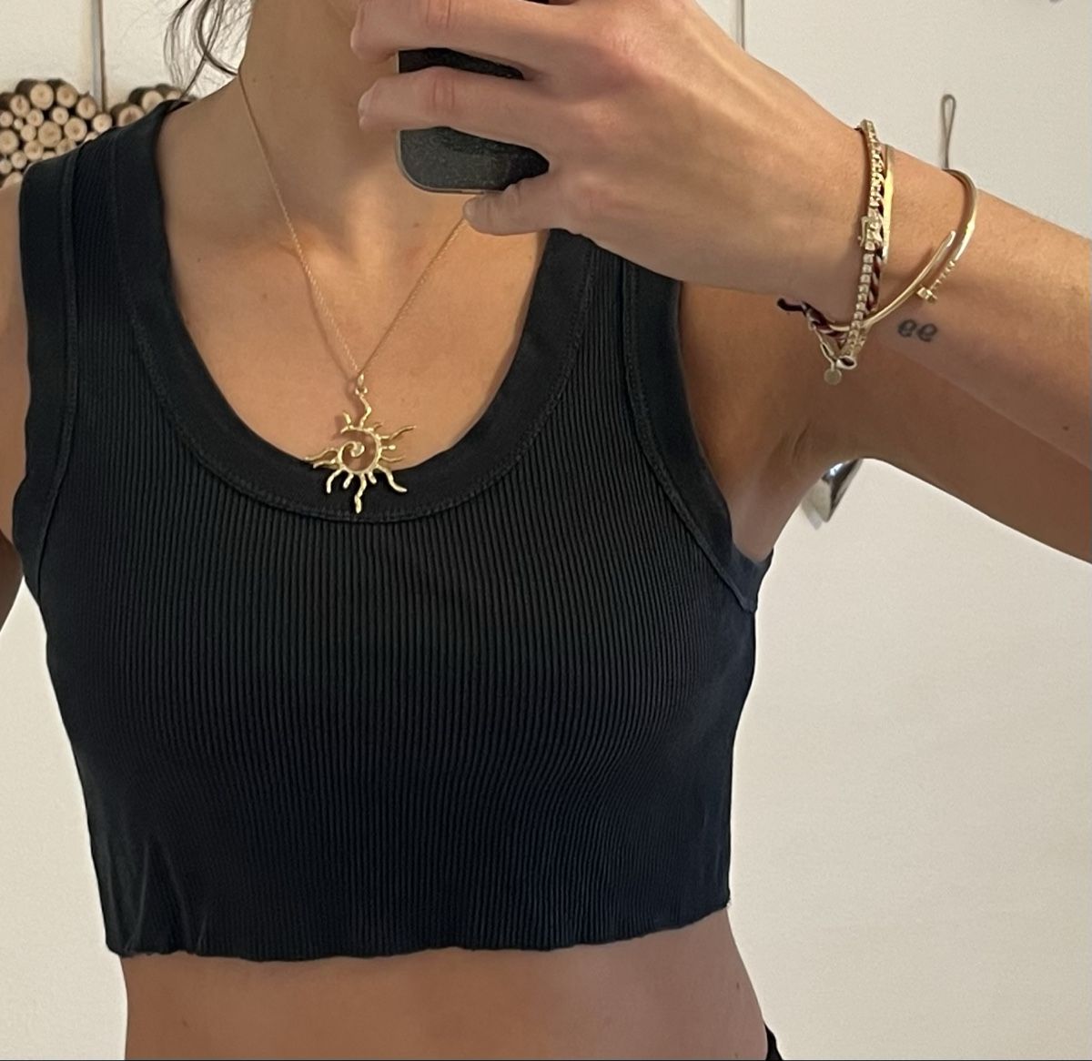 Brandy Melville Tops: CROPPED DARK GREY ALMOST BLACK BRANDY TOP – Neu (gemäss Beschreibung) aus Zürich von rox_ws8v 2