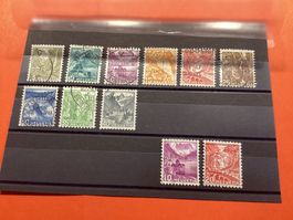 🇨🇭Briefmarken 201y-209y+203Ay/205Ay gestempelt