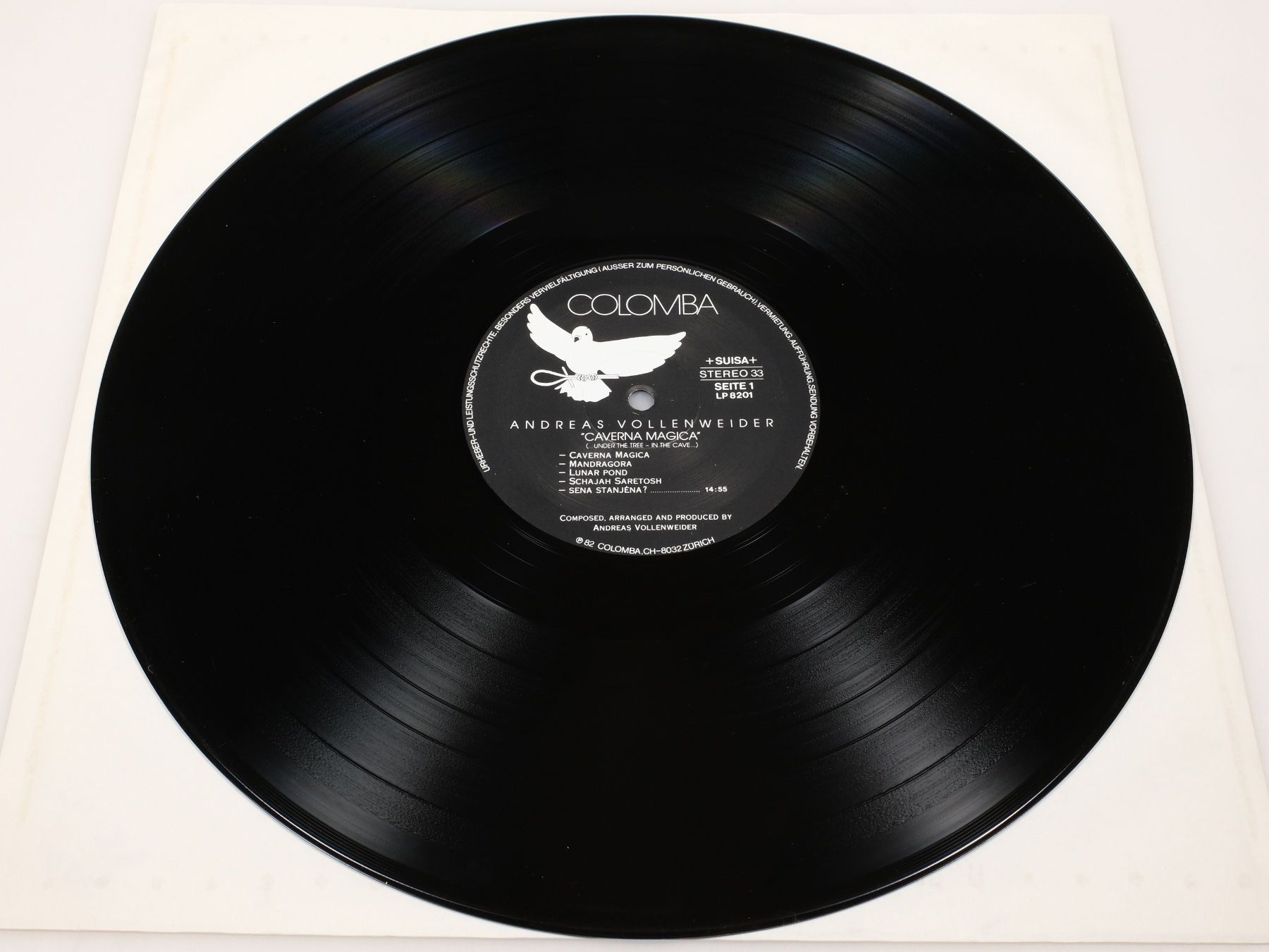 Dischi in vinile: ANDREAS VOLLENWEIDER - Caverna Magica, 1982, LP Vinyl – Usato da Lobsigen venduto da Markus_Haenggi_Bern 5