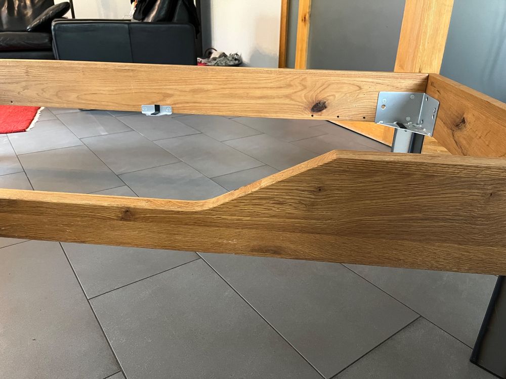 Bettrahmen 90 x 200 Eiche | Kaufen auf Ricardo