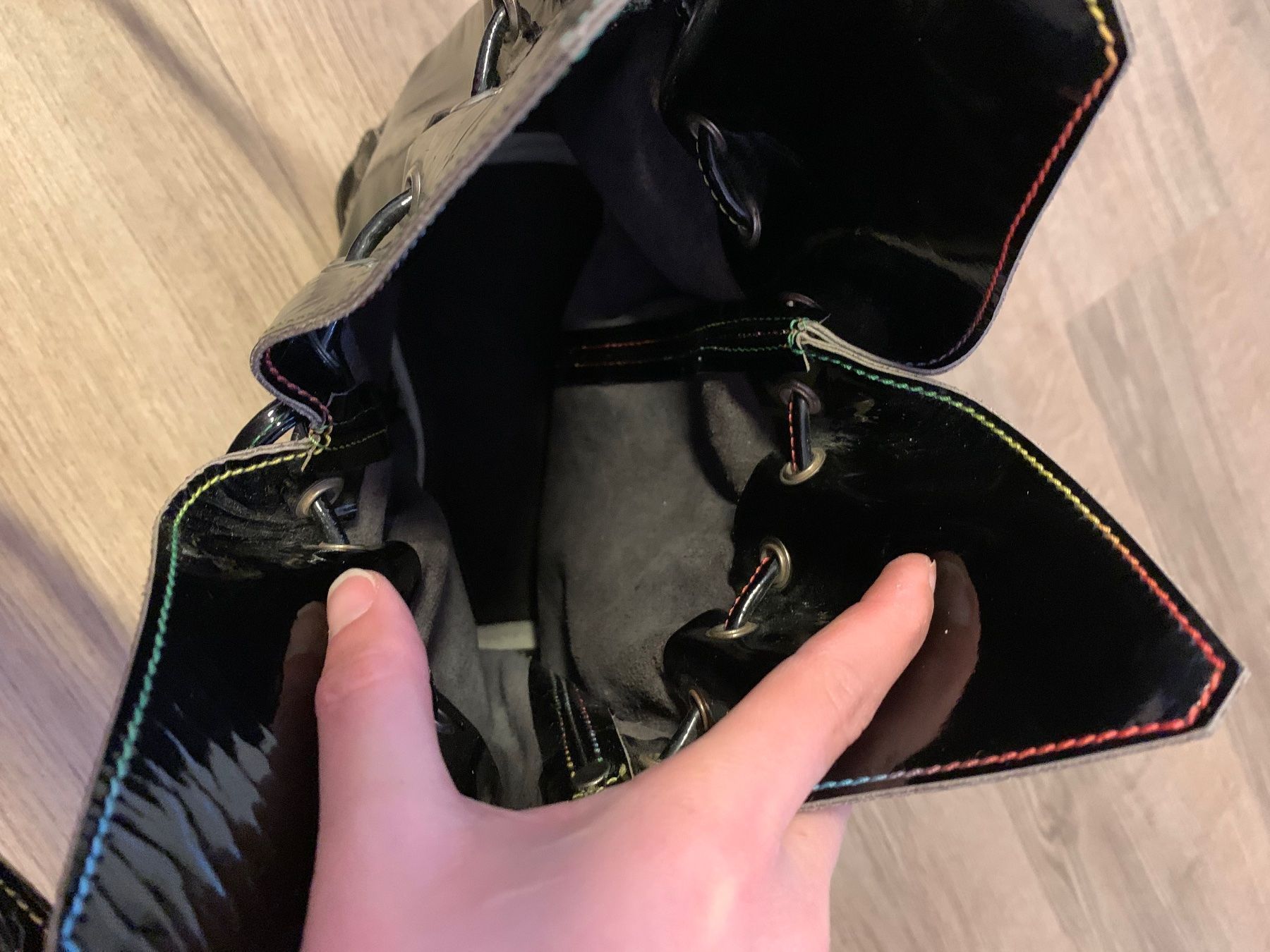 Borse da donna: Tasche Vintage Lack Optik – Usato da Fislisbach venduto da KolibriSecondhand 6