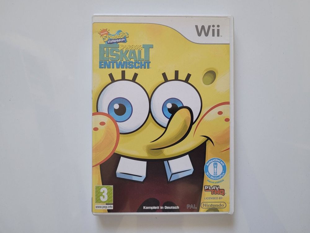 Spongebob Eiskalt Entwischt Wii Game Kaufen Auf Ricardo 