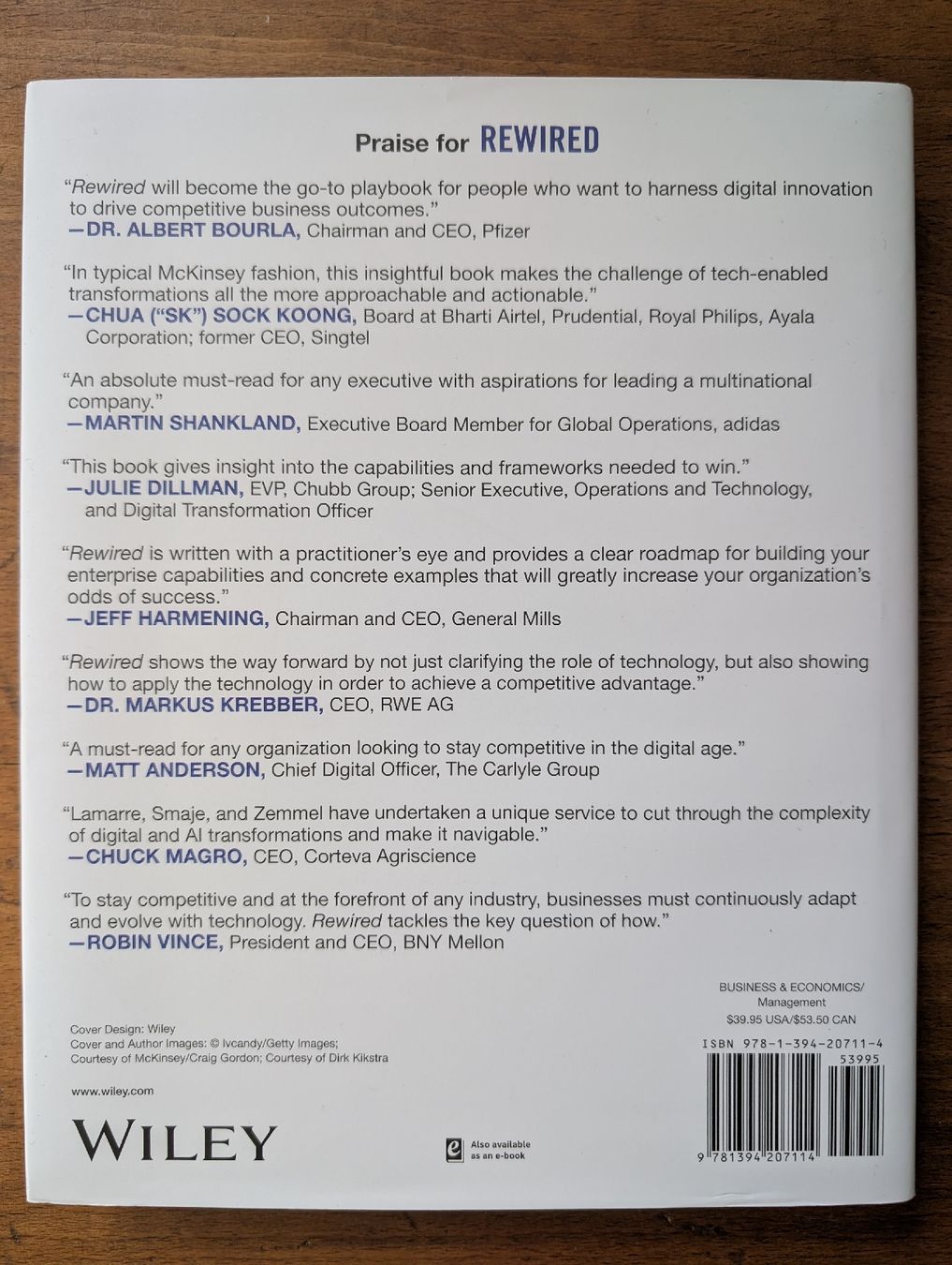 Bücher: Rewired - McKinsey Buch – Neu (gemäss Beschreibung) aus Zürich von Zuerich_Fan 1