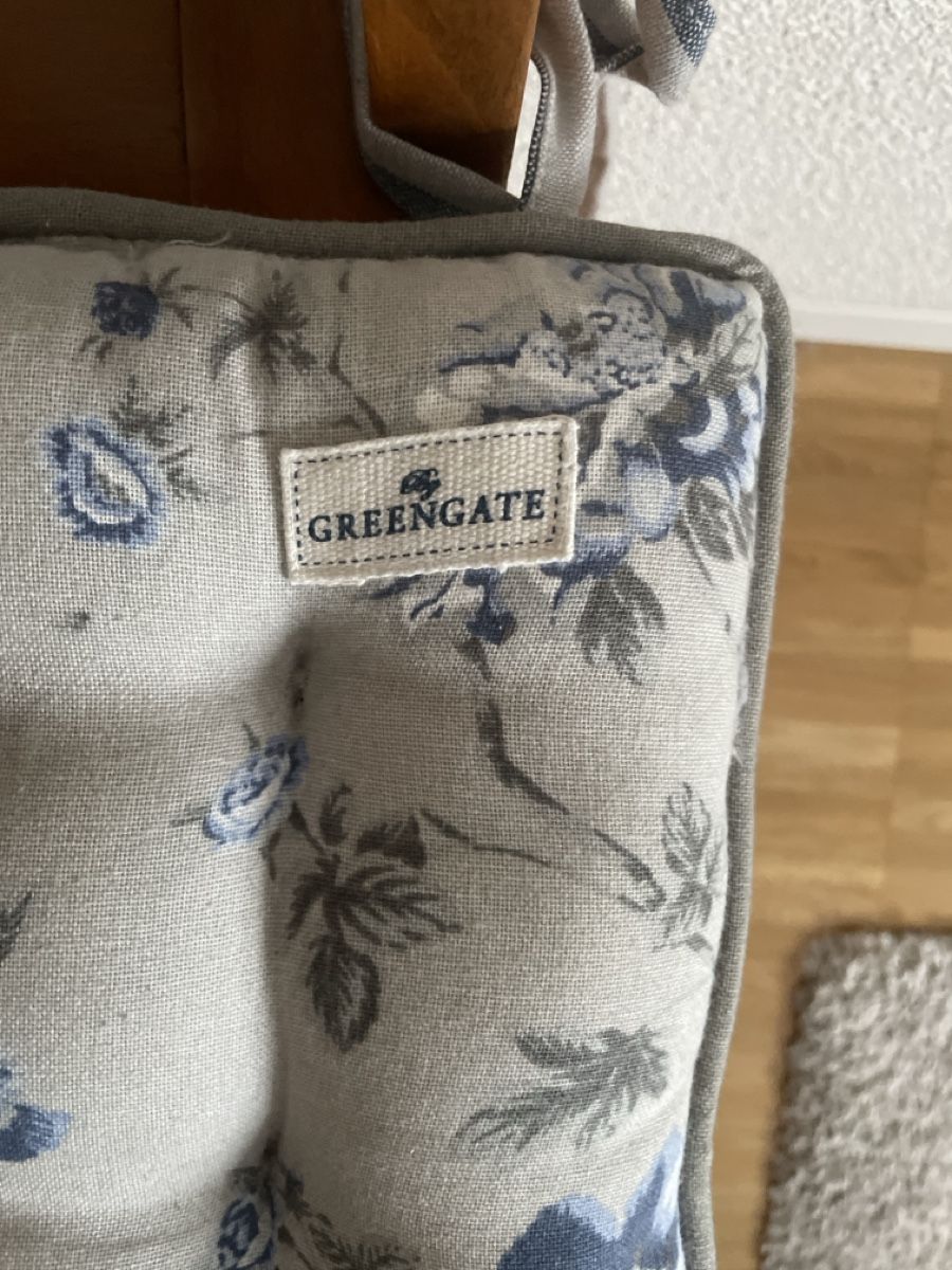 Greengate Cuscini: Greengate Stuhlkissen mit Blumenmuster – Usato da Langenthal venduto da Bella122 1