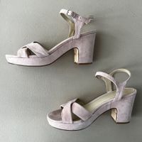 HALLHUBER Velours Leder Sandalen 🌸