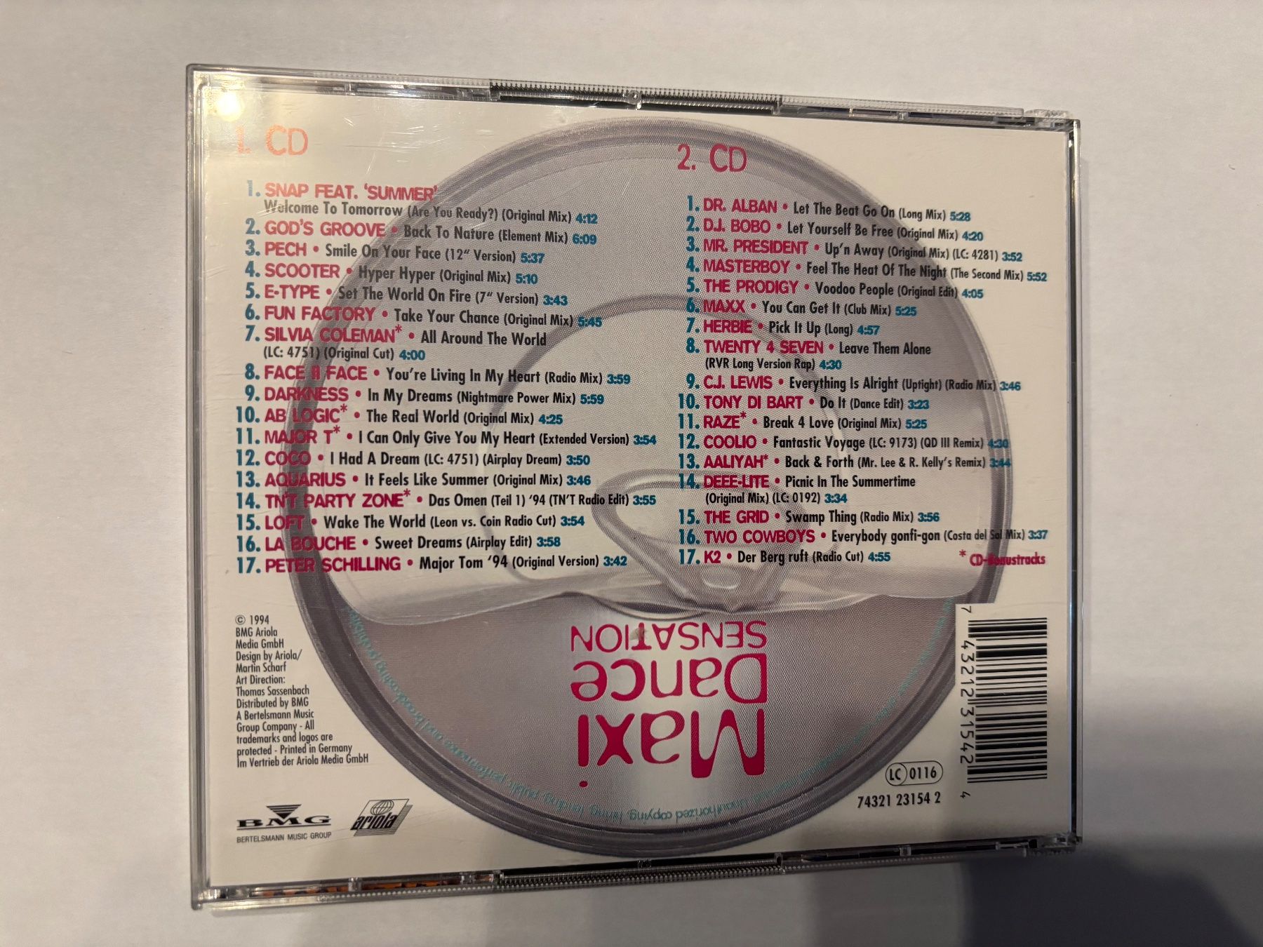 CD: CD Maxi Dance Sensation 15 – Usato da Lostorf venduto da Core84lo 2