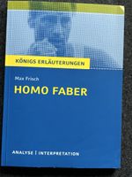 Max Frisch HOMO FABER Königs Erläuterungen Analysis Interpr