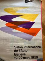 Plakat Salon internat. de l‘ auto Génève Autosalon Edi Hauri