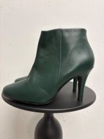 Navyboot Stiefelette Gr. 37 Leder grün Ankle Boots