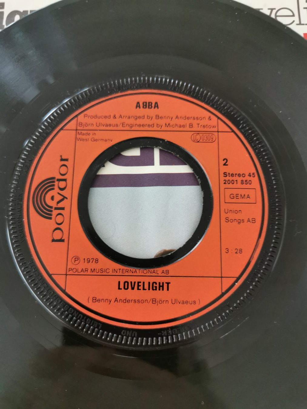 Dischi in vinile: ABBA - Chiquitita / Lovelight - Single – Usato da St.Gallen venduto da Tamal0204 1