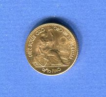 (74)  Peru, 10 Soles, 1965 top Stgl