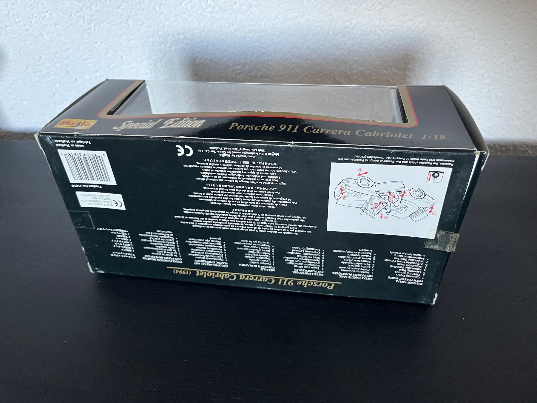 Porsche Modellautos: Porsche 911 Carrera Cabriolet 1994 1:18 – Gebraucht aus St-Cergue von ncu_t267 9
