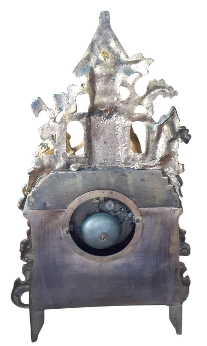 Orologi da terra & Orologi da parete: Kaminuhr Bronze feuervergoldet – Usato da Mörschwil venduto da antiksalon21 4