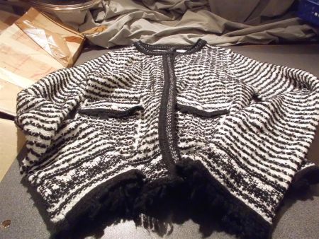 Jacke Grösse  M, Zebra, schwarz/weiss gemustert