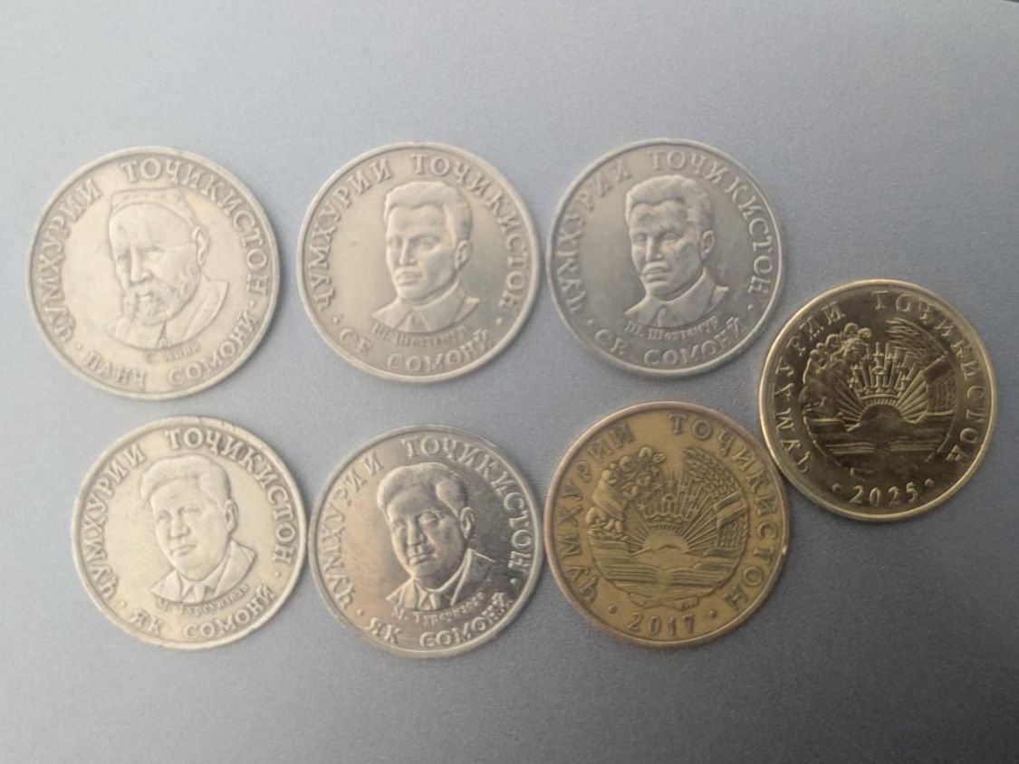 Tutti le monete: Tajikistan circulating coins – Usato da Porrentruy venduto da jmbechir 1