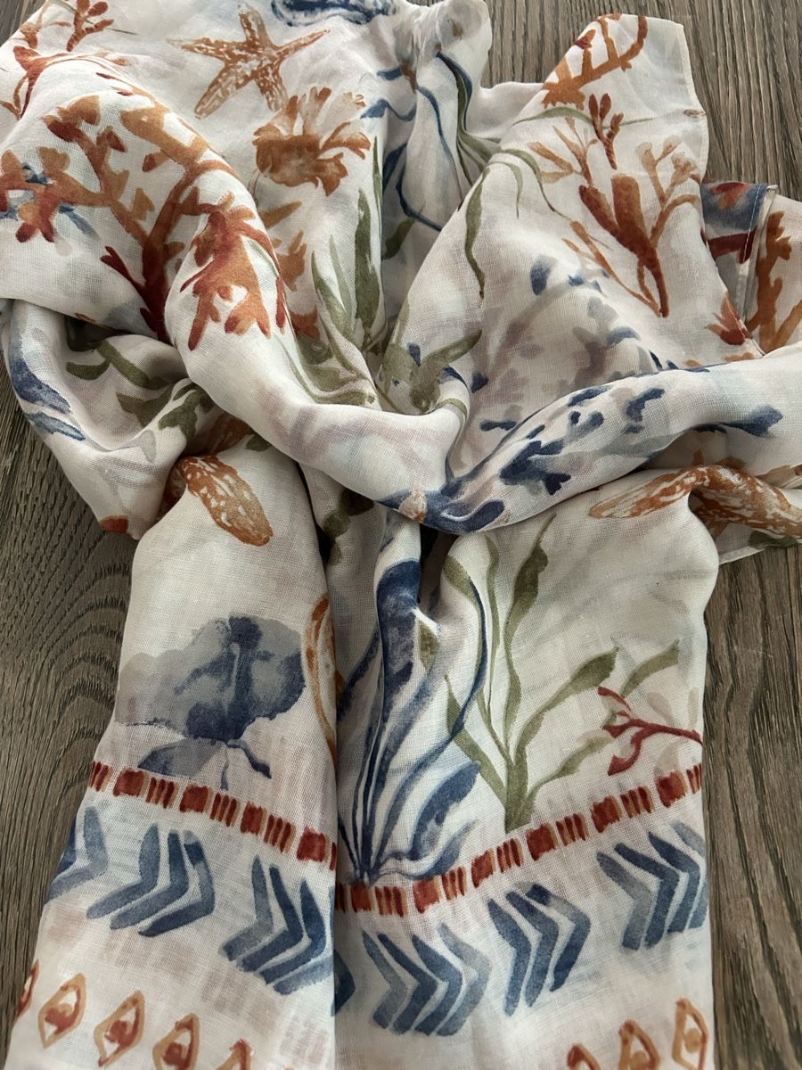 Foulard & Sciarpe: Foulard Ozean – Nuovo (secondo la descrizione) da Hofstetten SO venduto da Treasurefinds 1
