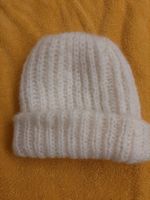 Kinderkappe weiss 18 cm breit, 18 cm lang