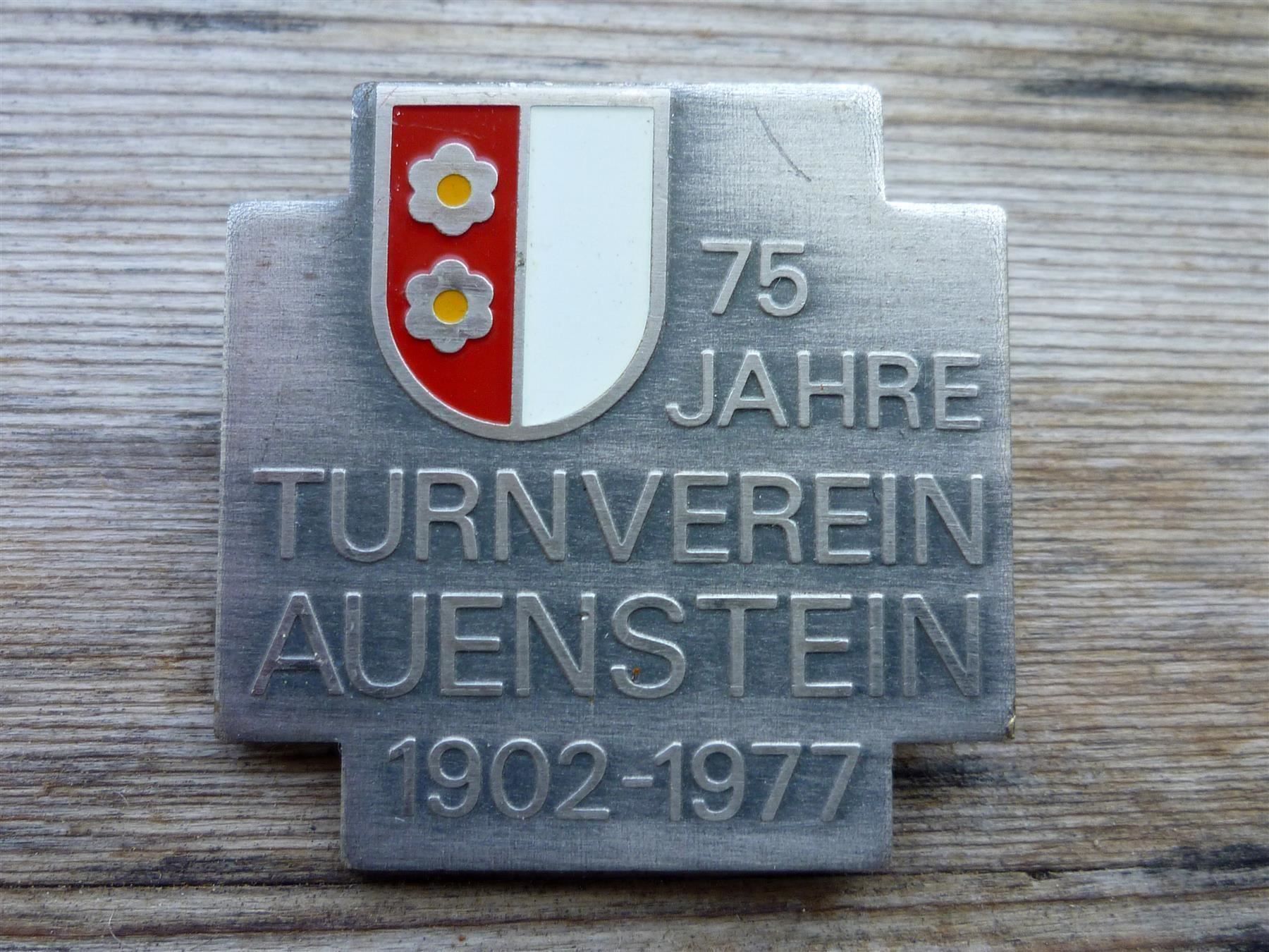 Broschen & Nadeln: Plakette, Abzeichen Turnfest Auenstein – Gebraucht aus Aarau von Rdodger