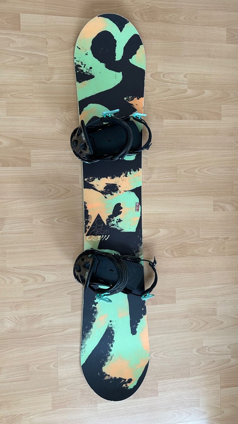 Snowboard Nitro Board: Nitro Snowboard mit Bindung (Anfänger-Niveau) – Usato da Müllheim Dorf venduto da jeney9