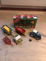 Siku Farmer Traktor Set 1:32 mit Anhaengern gebraucht