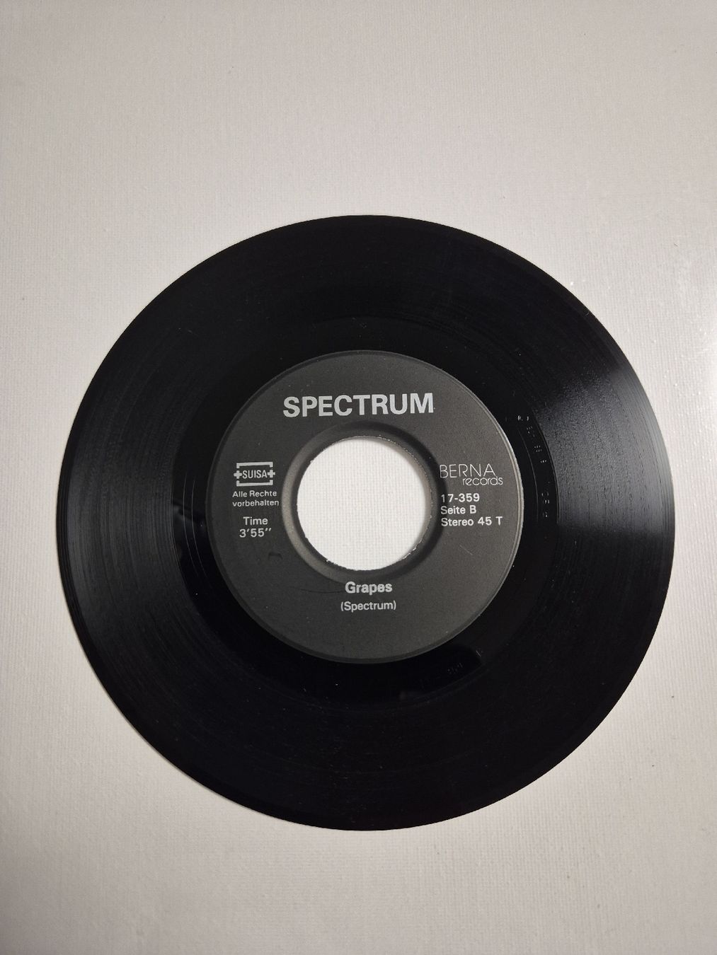 Vinyles: Spectrum - Carnaval / Grapes - Single 7 , CH – Neuf (Voir description) à Uster par newwave0 3