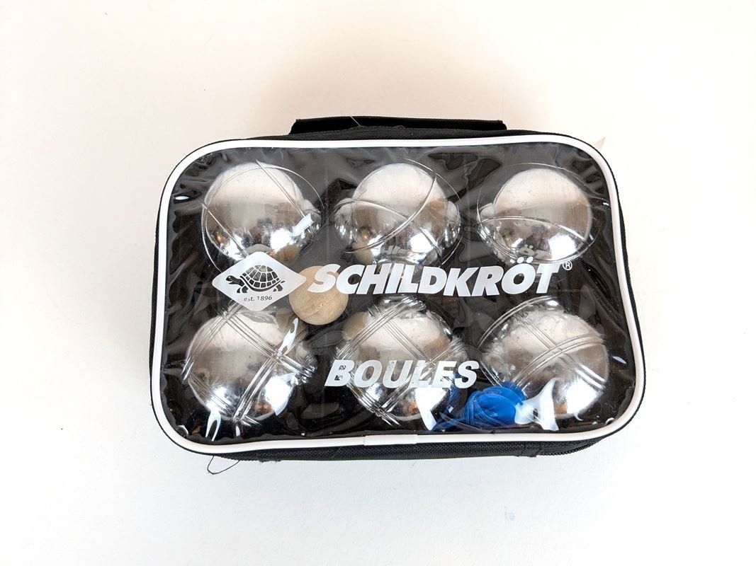 Giochi: SCHILDKRÖT Steel Boccia Set – Nuovo (secondo la descrizione) da Thun venduto da Restwert_Thun 1