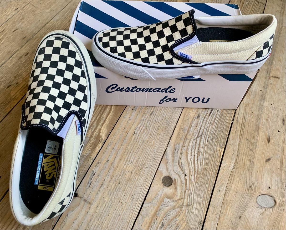 Vans Scarpe da uomo: VANS 50th Anniversary Slip-On Pro – Nuovo e nell'imballaggio originale da Bern venduto da SaleOutPhil