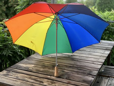 Regenschirm-Regenbogen
