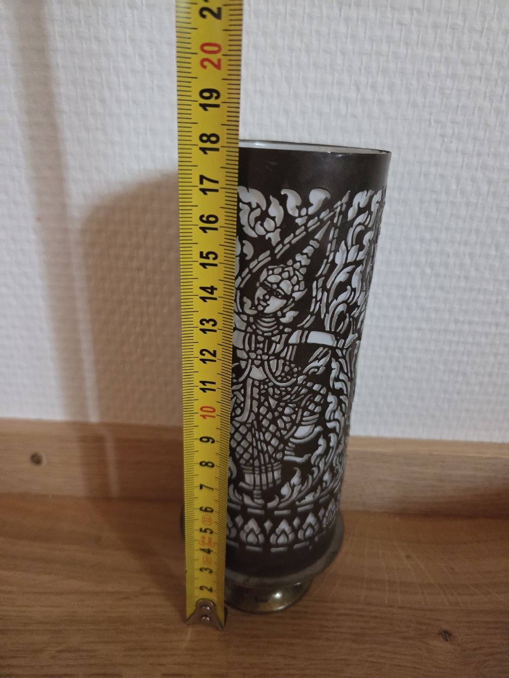 Portacandele: Kerzenhalter mit thailändischer Messing-Filigranarbeit – Usato da Bühler venduto da ros_5qfr 2
