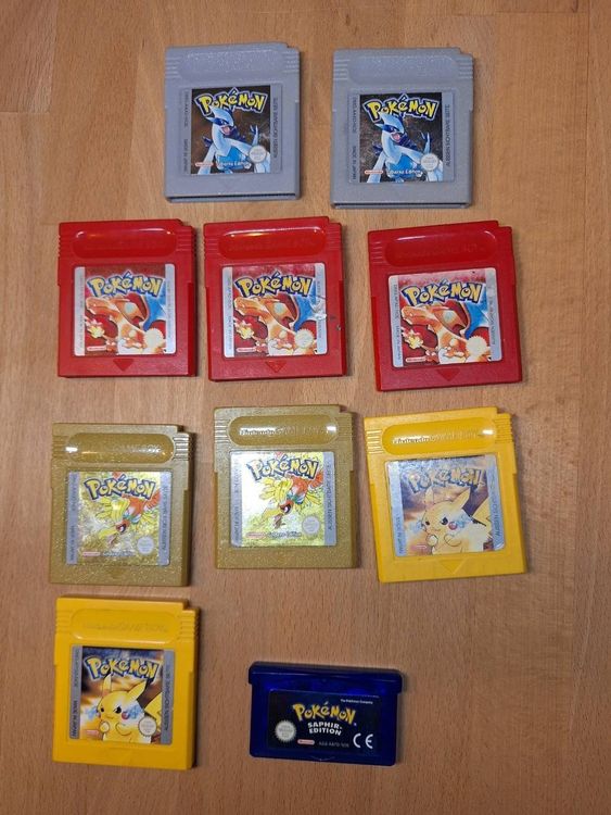 Pokémon Spiele Bundle – 10x Original Module Ab 1.- (Gebraucht) in ...