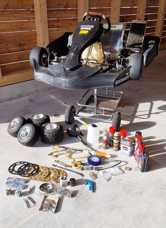 Rennkart swiss-corse 125ccm mit viel Zubehör 2