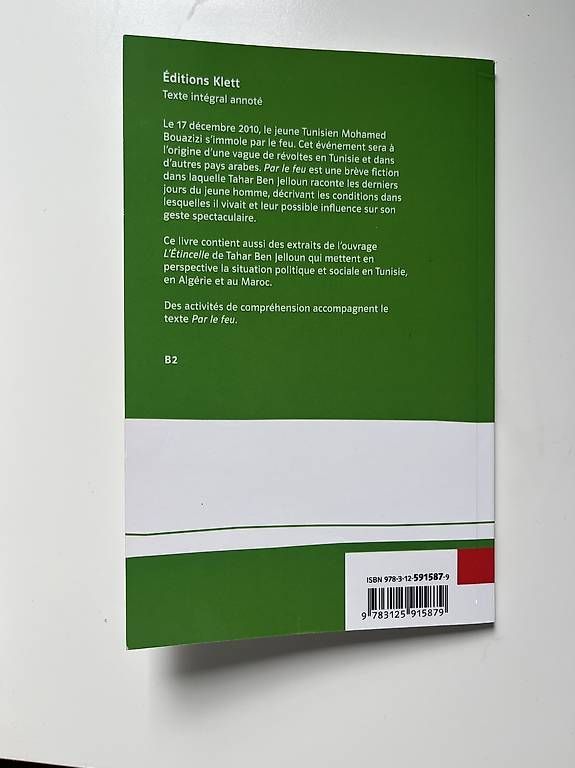 Libri: Par le feu - Tahar Ben Jelioun – Usato da Wettingen venduto da ele_n8lj 3