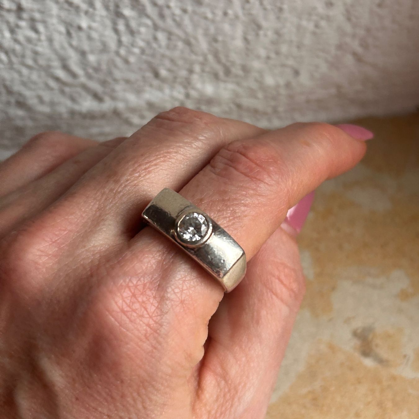Anelli: Silberring massiv GLOW  (gr. 64) – Usato da Basel venduto da bellespirit 1