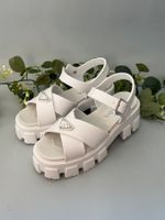 PRADA Monolith Sandals Slides White -- 38 EU -- New 🤍