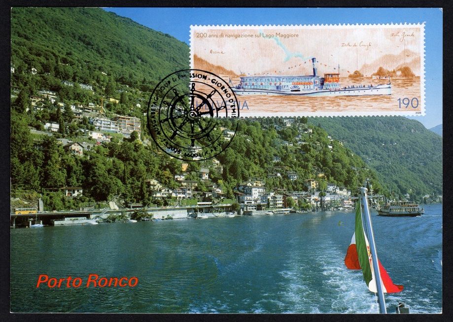 Tutti i francobolli: Maximumkarte Schifffahrt Lago Maggiore – Nuovo (secondo la descrizione) da Dottikon venduto da haeusibuh5