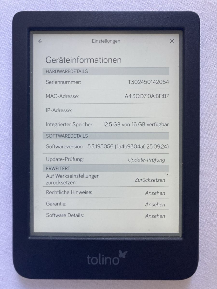 Tolino Tablet PC: Tolino Shine 5 + Originale Lederhülle – Nuovo (secondo la descrizione) da Winterthur venduto da Lola_Schweber 1