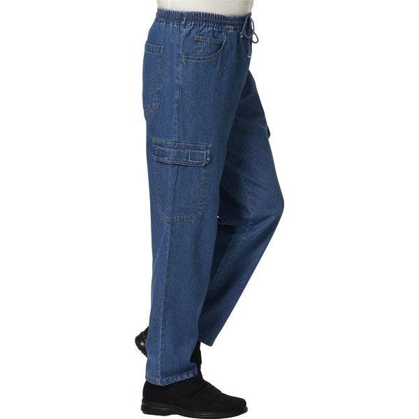 Jungen Baggy-Jeans Cargo – Lässige Used-Look Hose Mit Großen Taschen